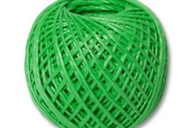 Шпагат хлопчатобумажный зелёный клубочек 50 м